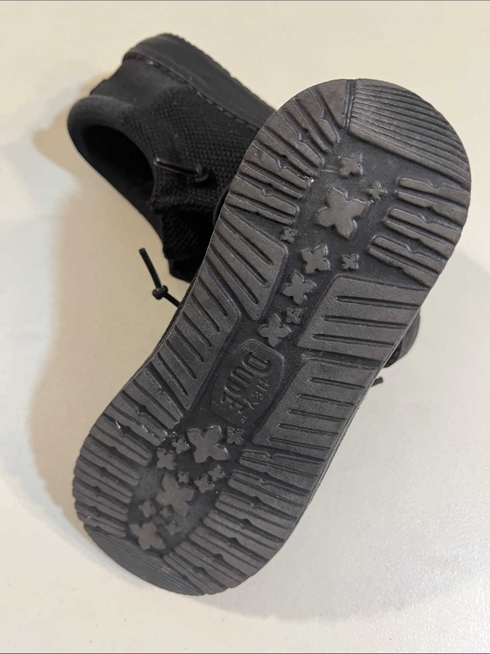 Hey Dude Kids Black Slip-On Casual Shoes - Picture 3 of 5